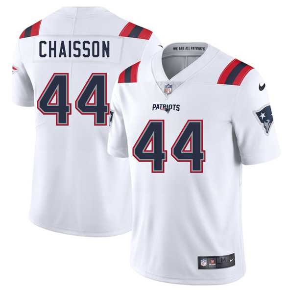 Men & Women & Youth New England Patriots #44 KLavon Chaisson White 2025 Vapor Limited Stitched Jersey->new england patriots->NFL Jersey